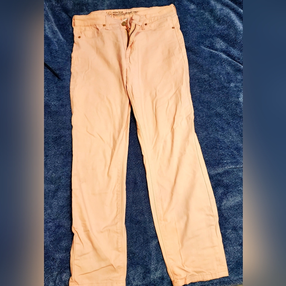 No Boundaries Light Pubk Size 11 Sculpting Skinny Crop Pants